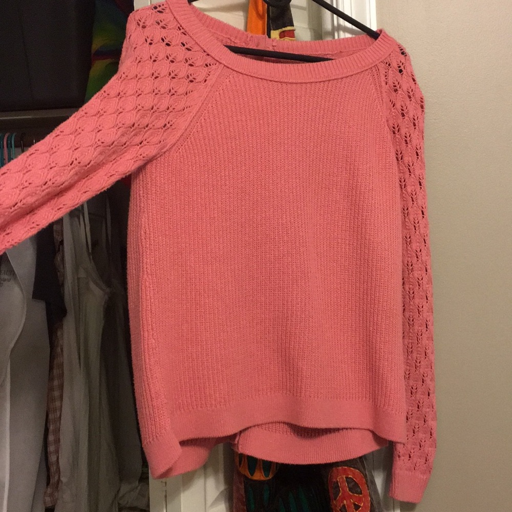 Pink sweater